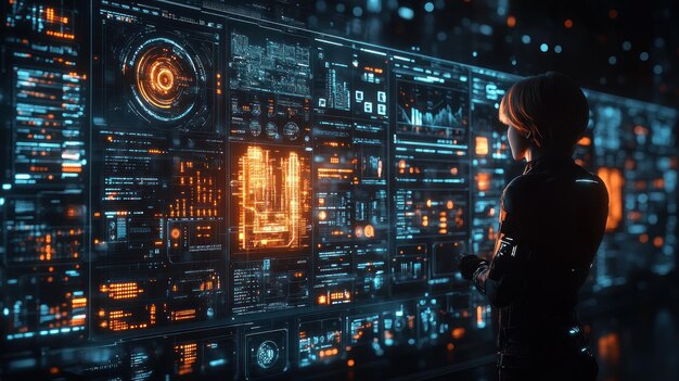 Smart data analytics graphic showcasing artificial intelligence capabilities
